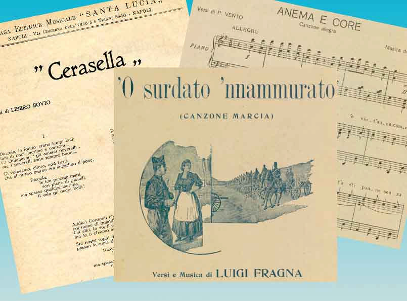 Canzoni napoletane celebri e doppioni insospettabili